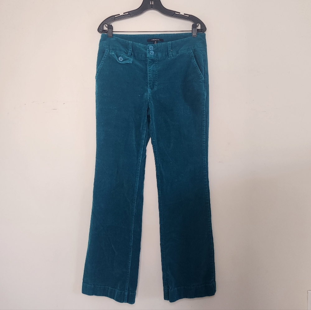 Women's Chadwick's Teal Corduroy Pants Sz 10 Tall